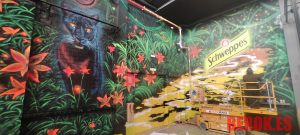 graffiti pantera negra selva wakanda schweppes
